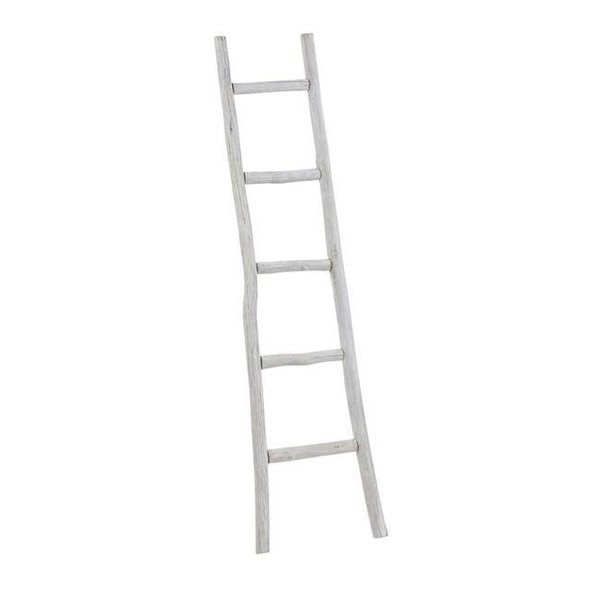 Aspire Home Accents Aspire Home Accents 6008 5 ft. Dora Decorative Ladder; White 6008